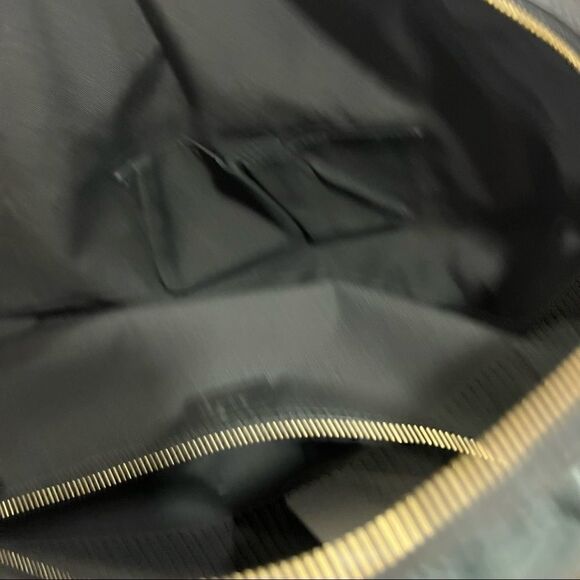 GUCCI SABRINA calfskin Leather ruffle medium sabrina boston tote black EUC - Picture 15 of 16